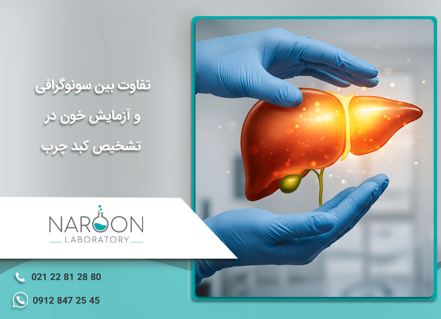 تفاوت بین سونوگرافی و آزمایش خون در تشخیص کبد چرب